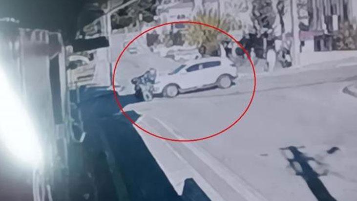 Kaza, fark edilmeyen motosikletli nedeniyle meydana geldi!