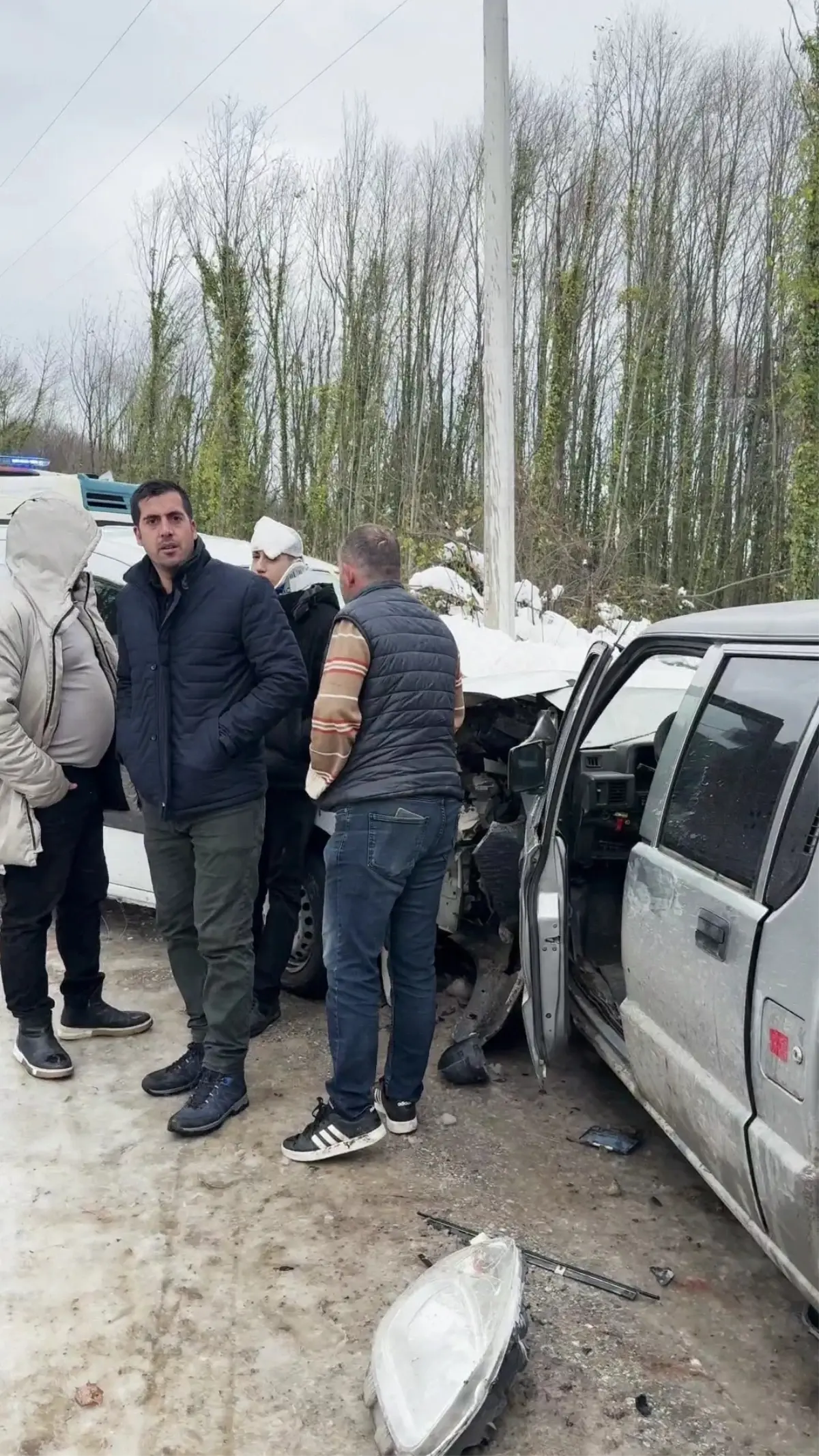 Düzce'de Trafik Kazası: 7 Kişi Yaralandı.