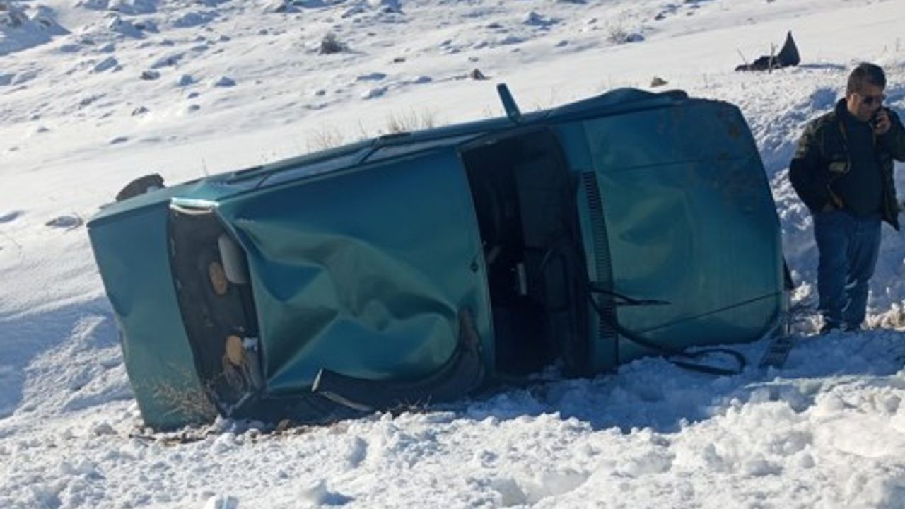 Niğde'de Dağ Yolunda Trafik Olayı
