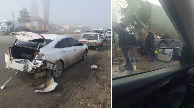 Ankara'da Yoğun Sis Nedeniyle Zincirleme Kaza: 5 Yaralı Trafik Kazası