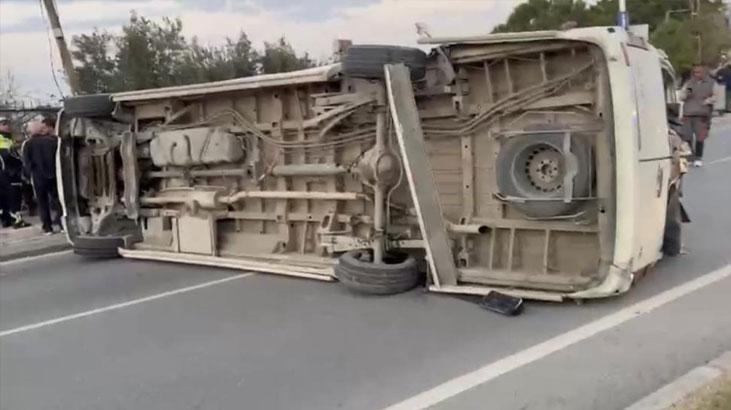 Arsuz, Hatay'da zincirleme trafik kazası! 1'i ciddi, 18 kişi yaralandı.