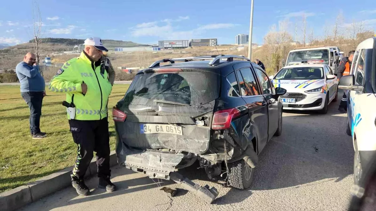 Samsun'da Kaza Sonucu 2 Kişi Yaralanmış.