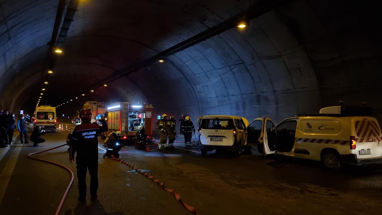 Orhangazi Tüneli'nde Gerçekçi Kaza ve Yangın Denemesi