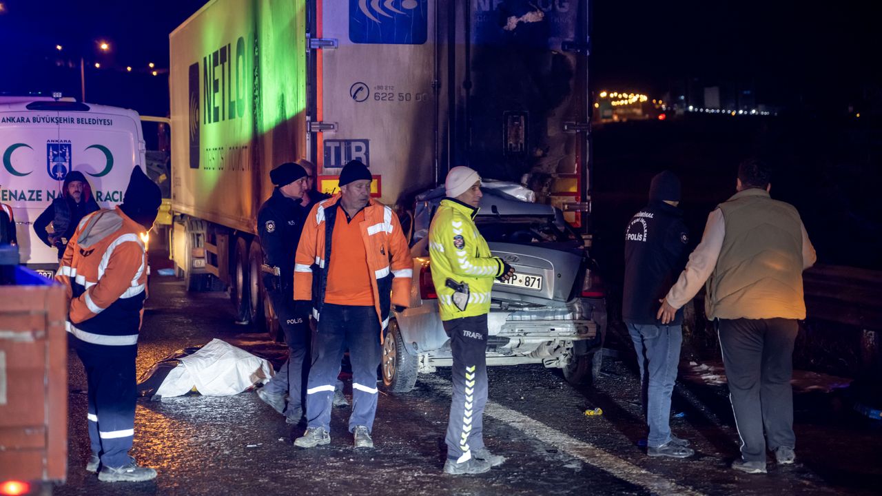 Ankara Etlik'te kaza meydana geldi!
