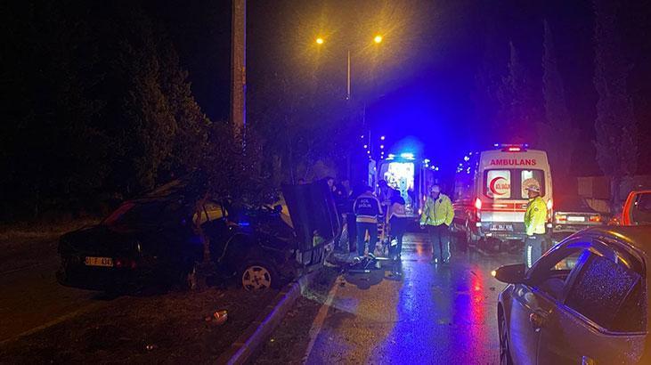 Adana'da korkunç kaza! Taşıt iki parçaya ayrıldı.