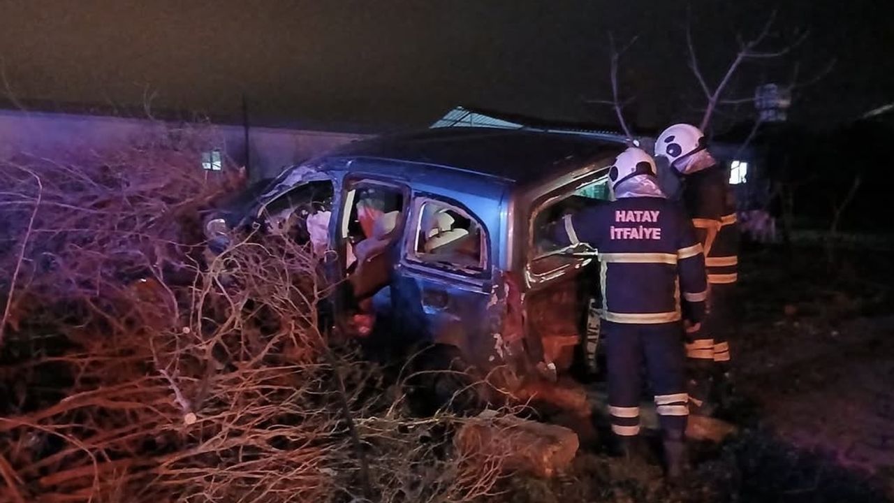 Hatay'da kaza sonucu 6 kişi yaralandı.