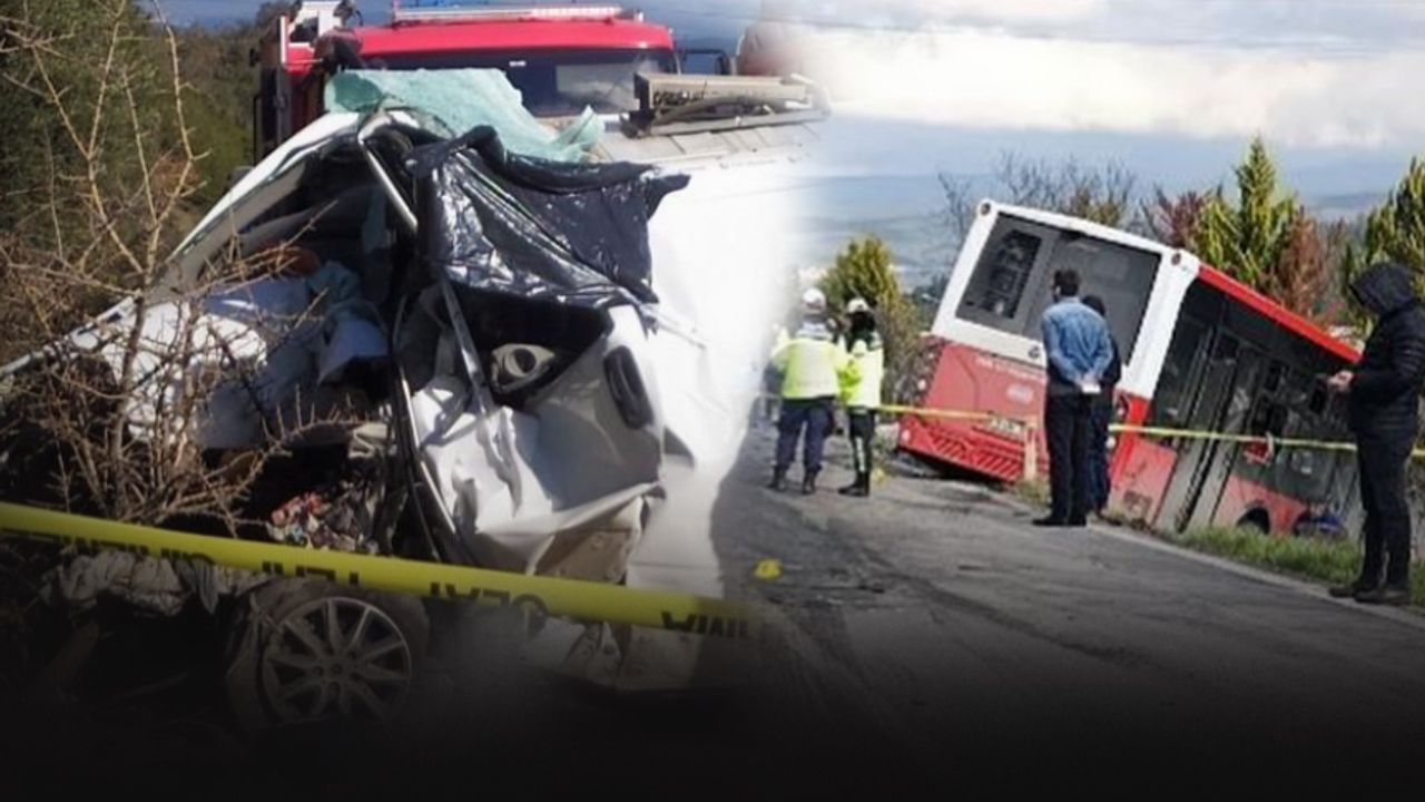 İzmir'de belediye otobüsü ile panelvan kaza yaptı: 1 ölü 8 yaralı!