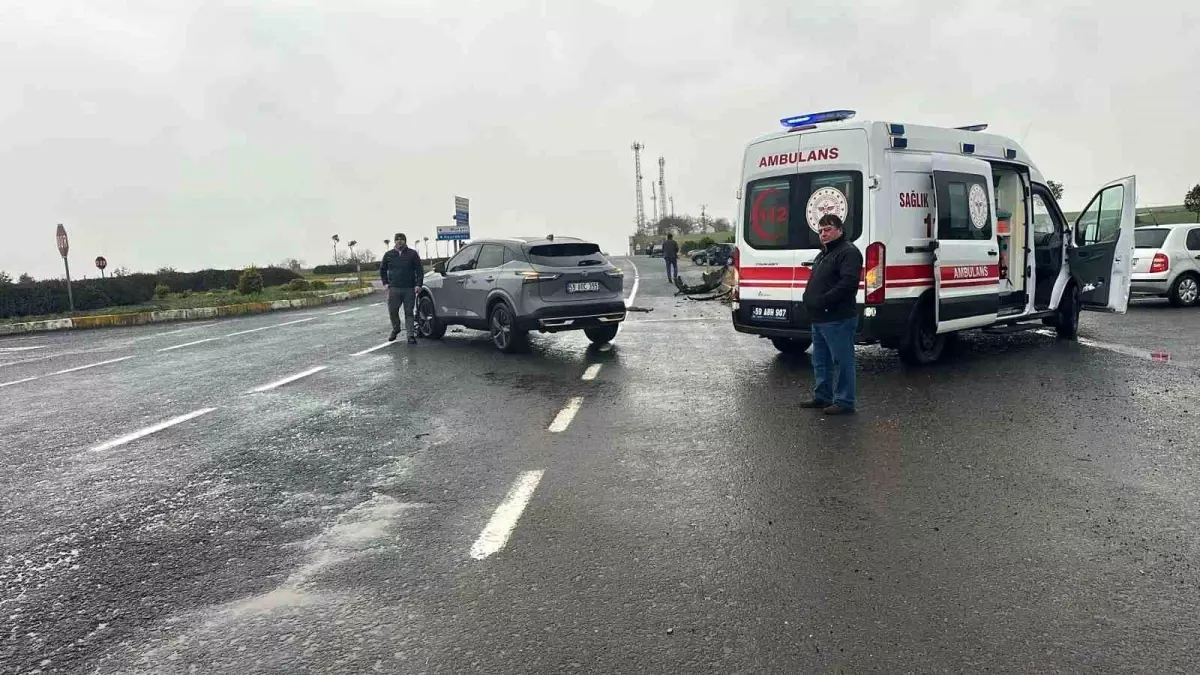 Muratlı'da meydana gelen kaza sonucu 1 kişi yaralandı.
