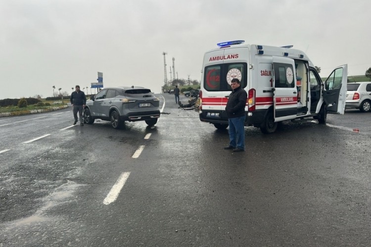 Tekirdağ'da trafik olayında 1 kişi yaralandı.