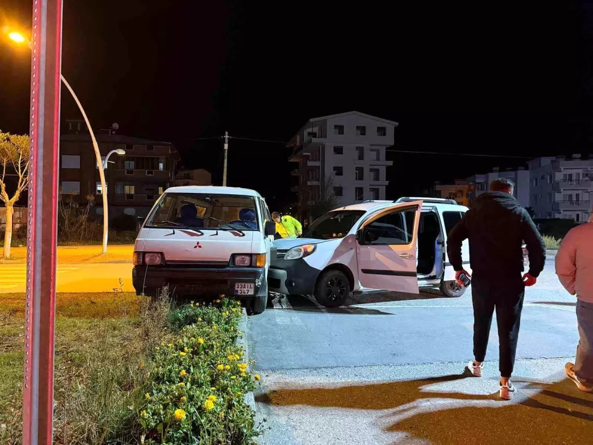 Gazipaşa'da trafik olayı: 1 kişi yaralandı.