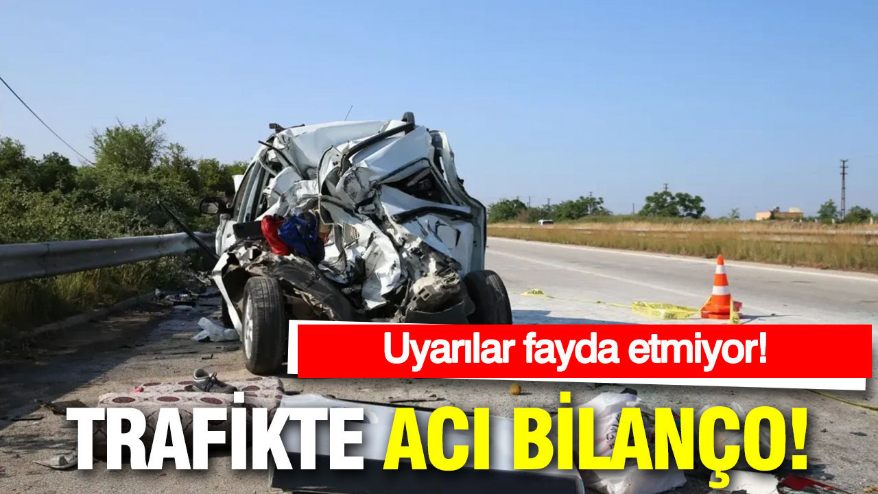 Geçen yıl trafik kazalarında 3,481 kişi öldü.