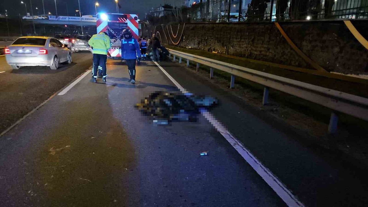 Şişli D-100'de Korkunç Kaza: Motosiklet Sürücüsü Yaşamını Yitirdi