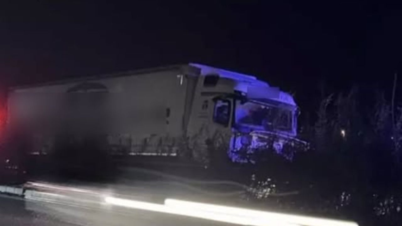 GİRESUN'DA TRAFİK KAZASI: KALP KRİZİNDEN ÖLEN TIR ŞOFÖRÜ ÖLDÜ.