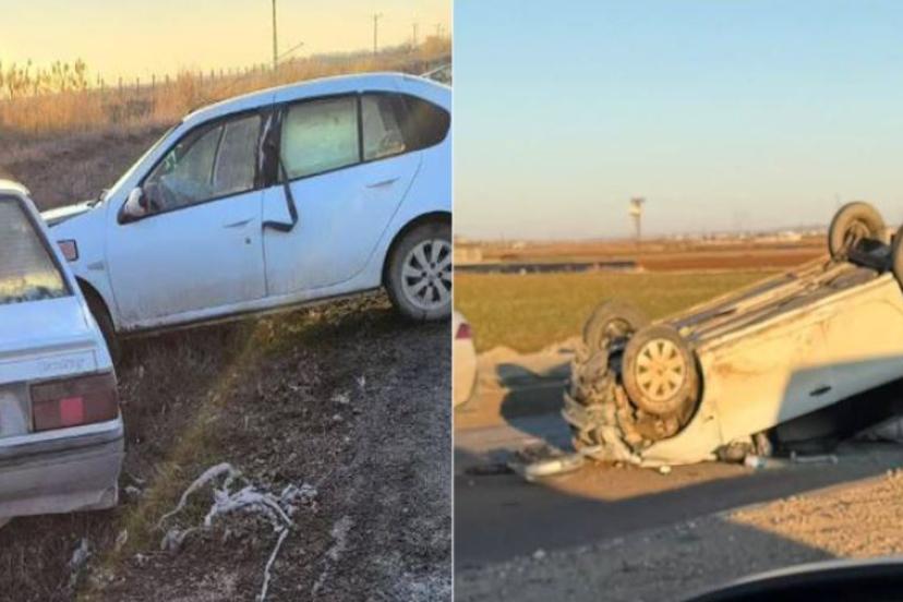 Şanlıurfa'da Akçakale yolu kaza haberi