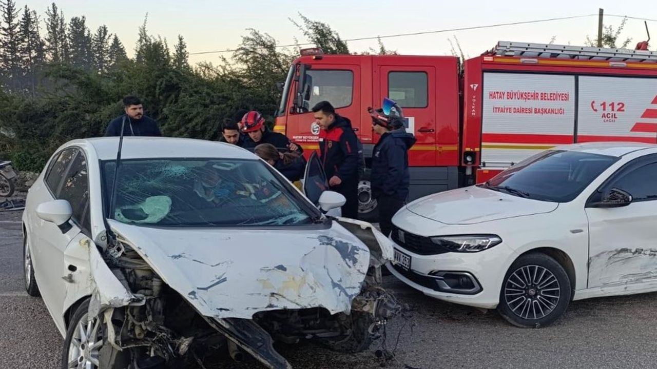 Kaza Sonucunda İki Kişi Yaralandı
