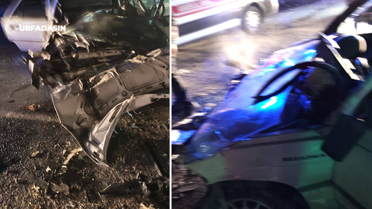 Akçakale'de Zarar Gören Trafik Kazası