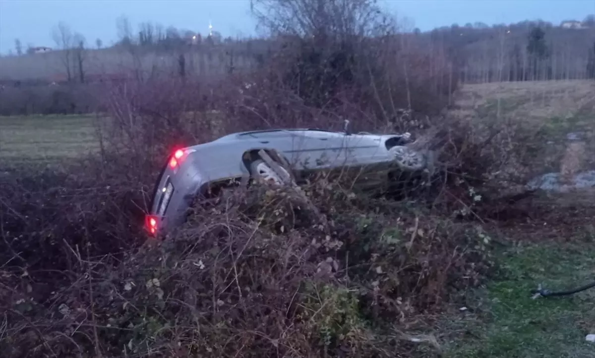 Samsun'da trafik kazası sonucu 3 kişi yaralandı.