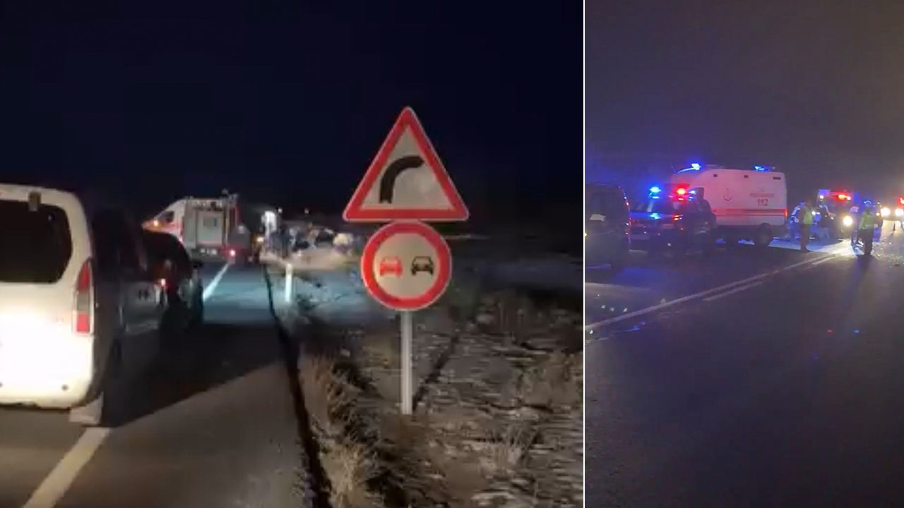 Mardin'de araba ve ticari araç çarpıştı: 3 ölü, 2 yaralı.