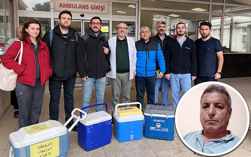 Trafik kazası sonucu öldü, organları 7 kişiye umut oldu.