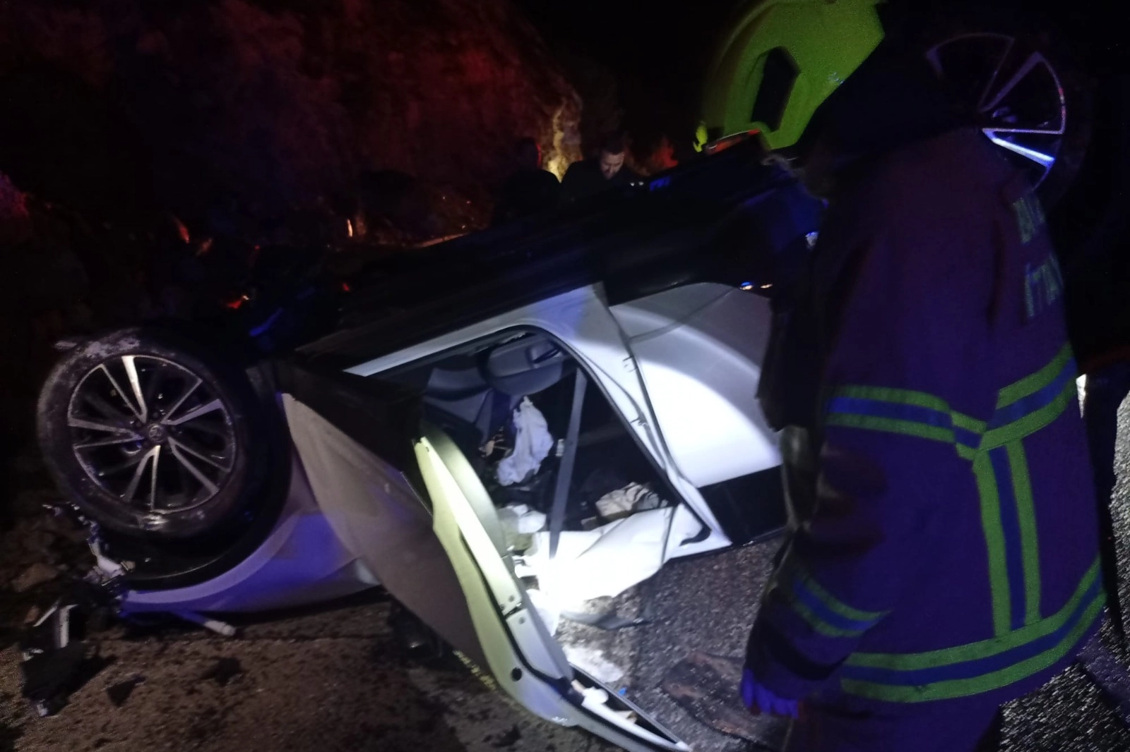 Havran'da trafik kazası meydana geldi.