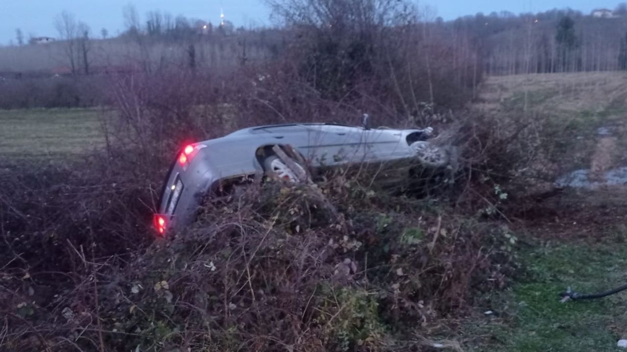 Samsun'da trafik kazasında 3 kişi yaralı oldu.