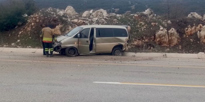 Kaza Hatay'da: 6 kişi yaralandı.