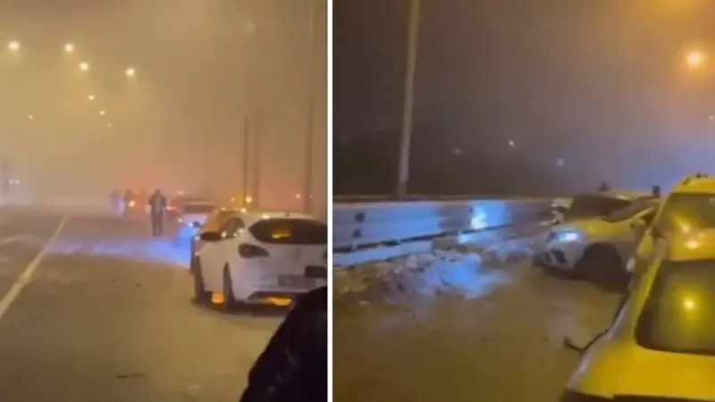 Diyarbakır'da zincirleme kaza: Yedi kişi yaralı