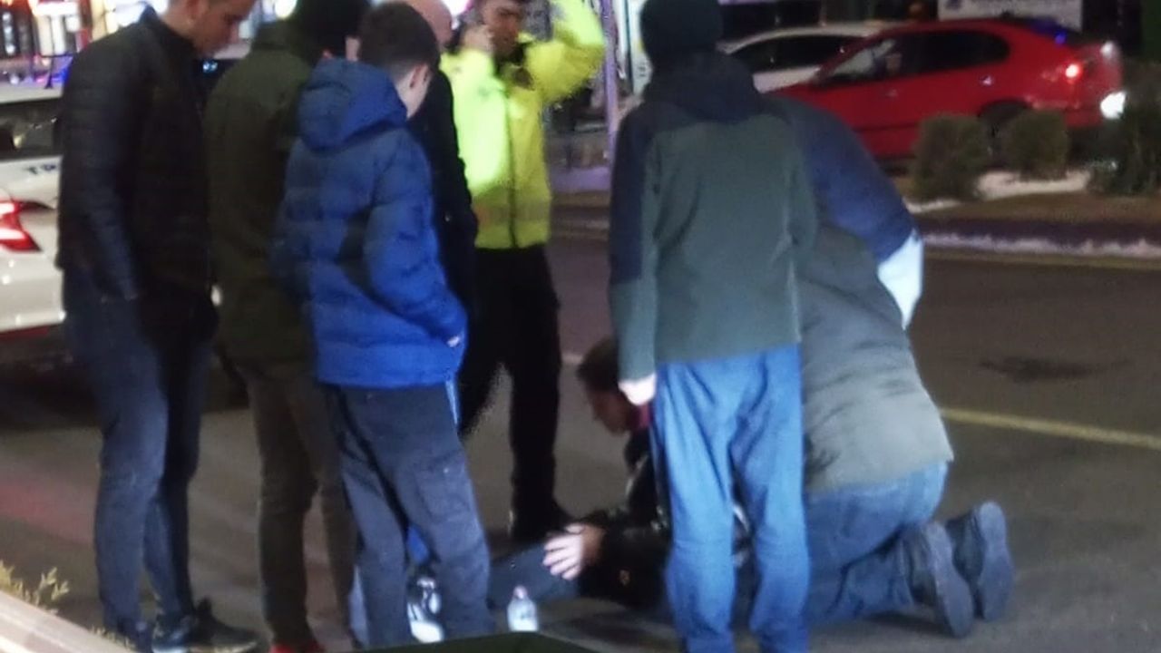 İmam Hatip Kavşağı'nda Trafik Kazası Görüntüleri