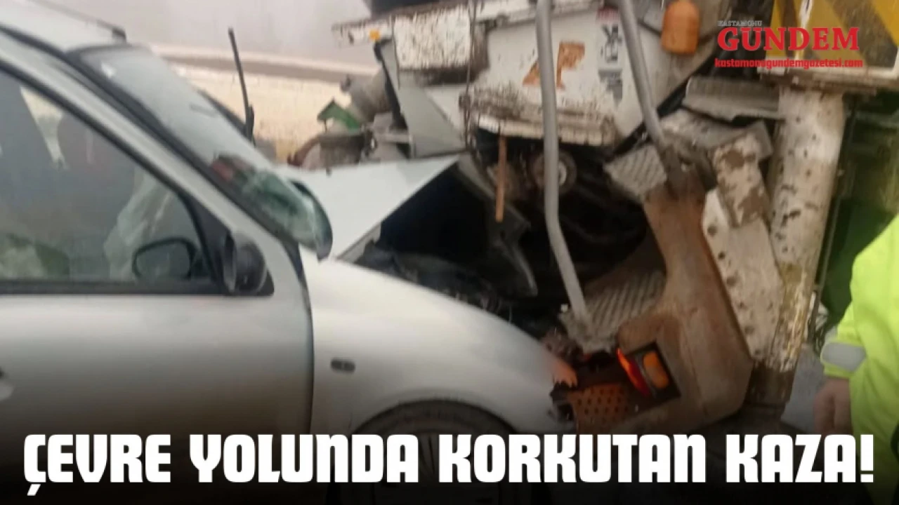 Çevre Yolunda Endişe Verici Trafik Kazası!
