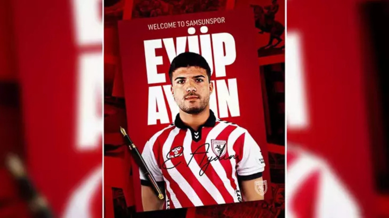 Samsunspor'un futbolcusu Eyüp Aydın kaza yaptı.