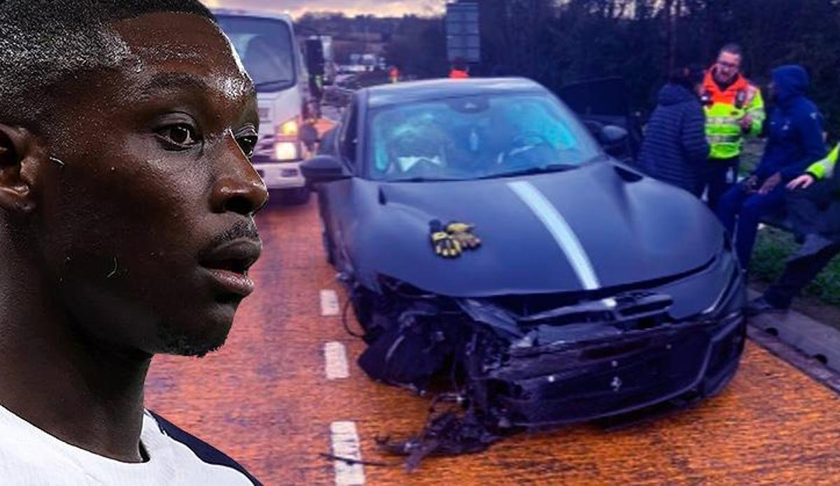 Tottenham'da sürpriz bir olay! Kolo Muani kaza yaptı.