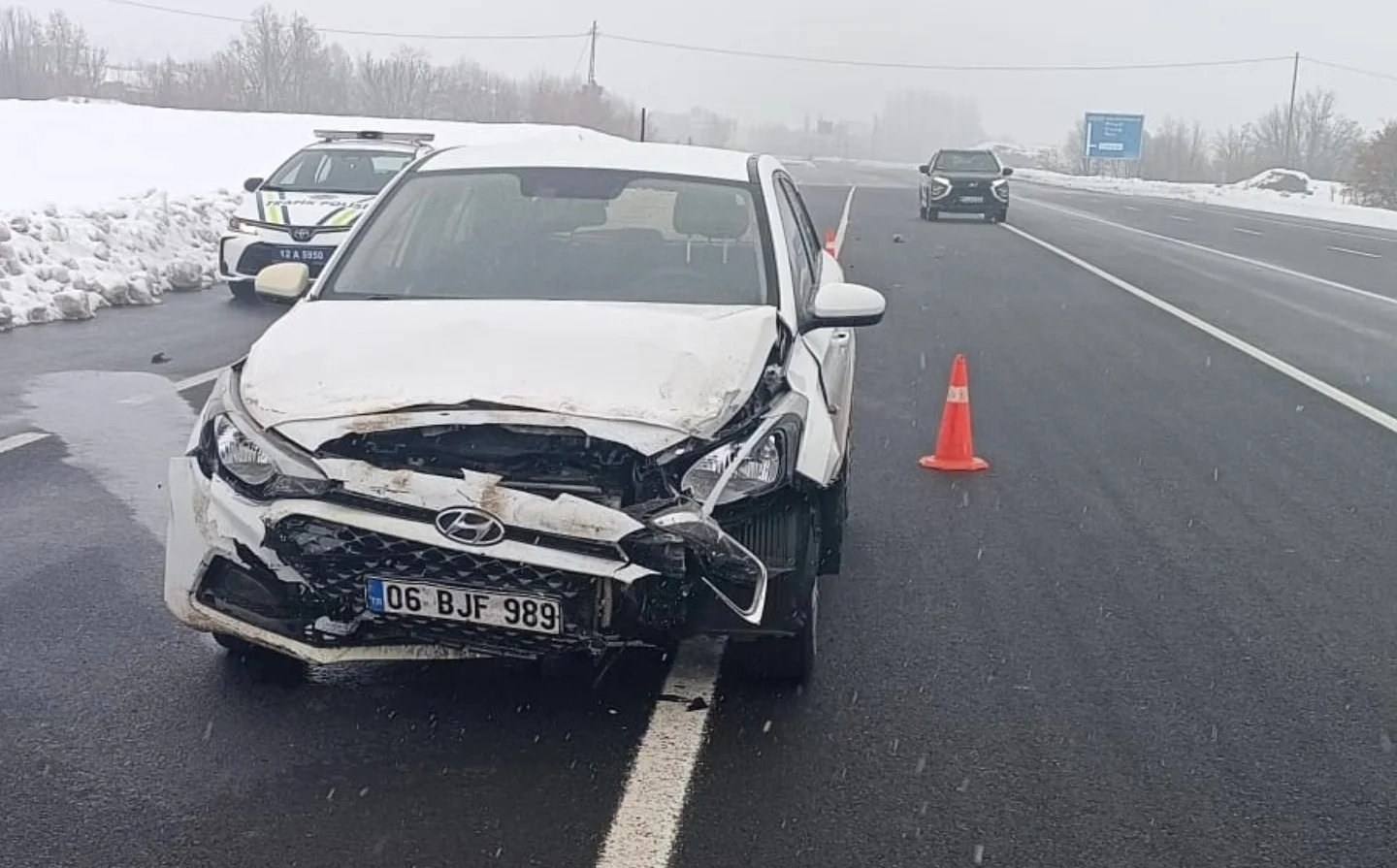 Bingöl'de Gençler Arasında Zincirleme Kaza