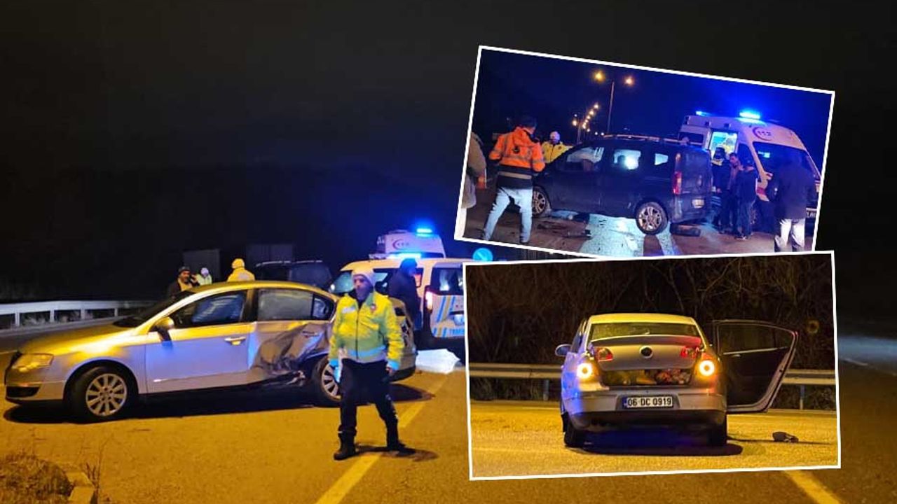 Çorum'da trafik kazasında 2 çocuk, 5 kişi yaralandı.
