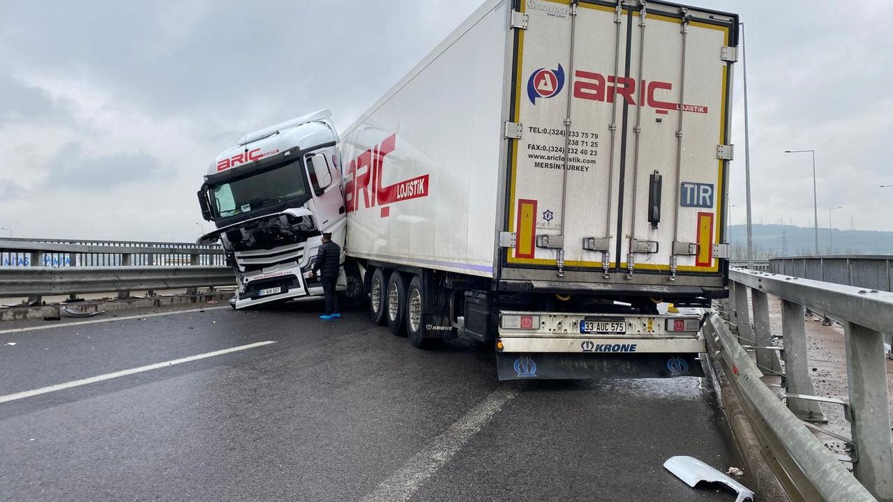Kuzey Marmara bağlantı yolunda trafik kazası oldu