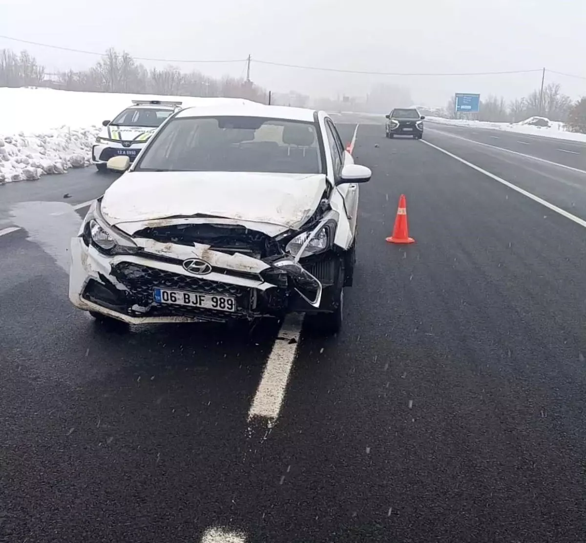Trafik kazasında Bingöl'de 5 kişi yaralandı.