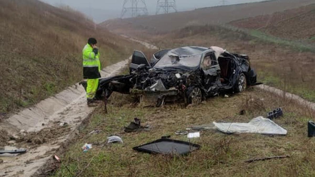 Cenazeye giderken korkunç bir kaza geçirip hastanelik oldular.