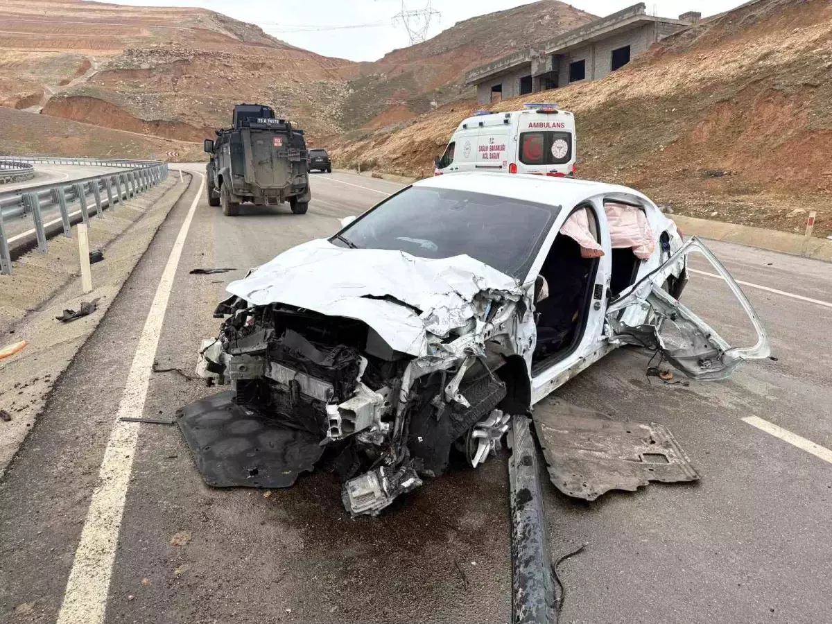 Cizre'de kaza sonucu 5 kişi yaralandı.