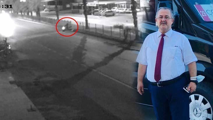 Emekli polis skuter kazasında yaşamını yitirdi! Kaza anı kamerada kaydedildi