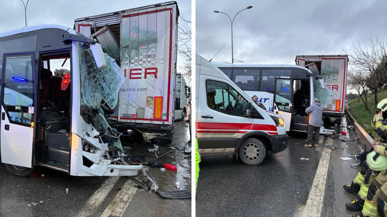 İstanbul'da ciddi bir kaza meydana geldi: 13 kişi yaralandı.