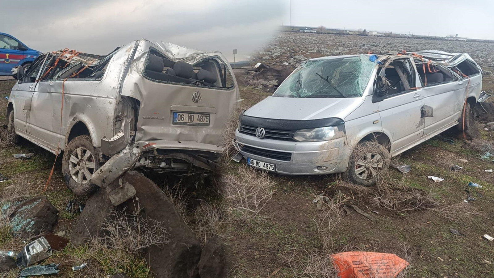 Şırnak'ta minibüs devrildi: 2 kişi hayatını kaybetti, 6 kişi yaralandı.