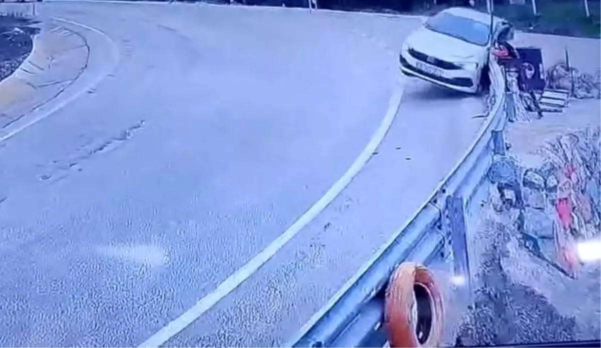 Uludağ yolu üzerinde kaza meydana geldi.