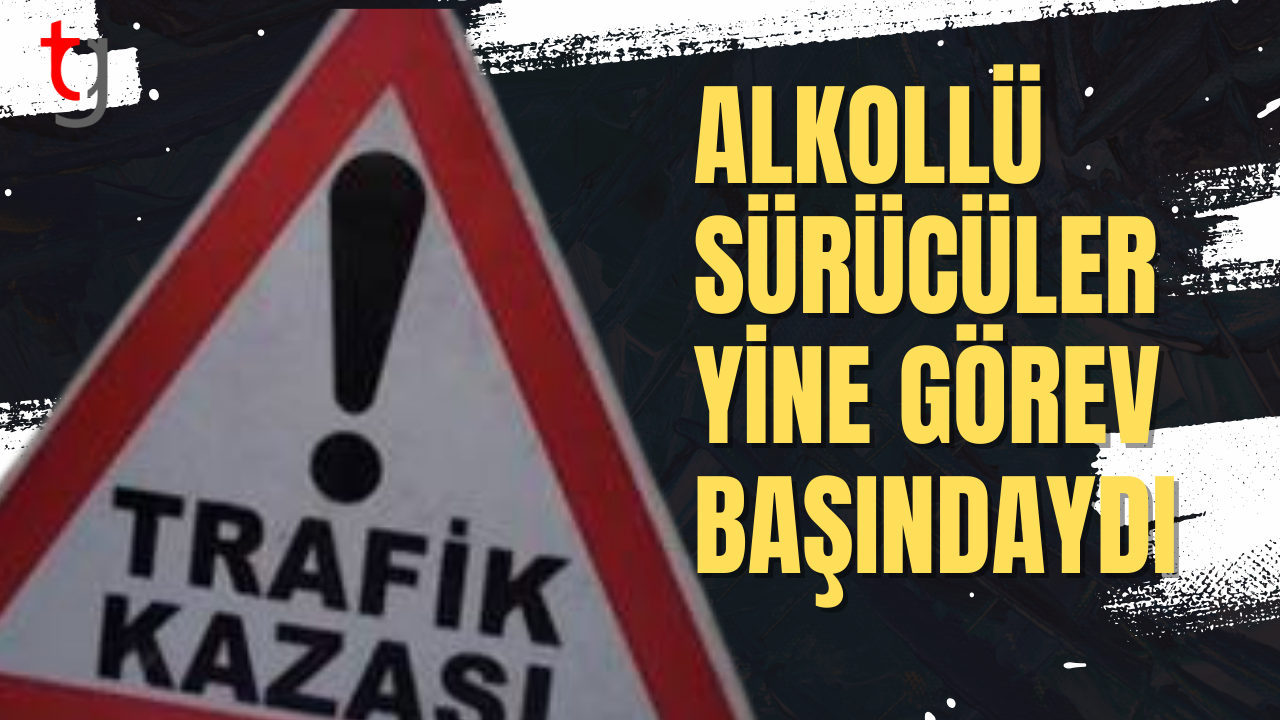 Alkol alan sürücülerin neden olduğu iki kazada maddi zarar meydana geldi.