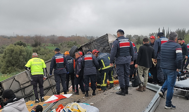 Antalya'da otobüs kazasında hayatını kaybedenlerin sayısı 9'a çıktı.