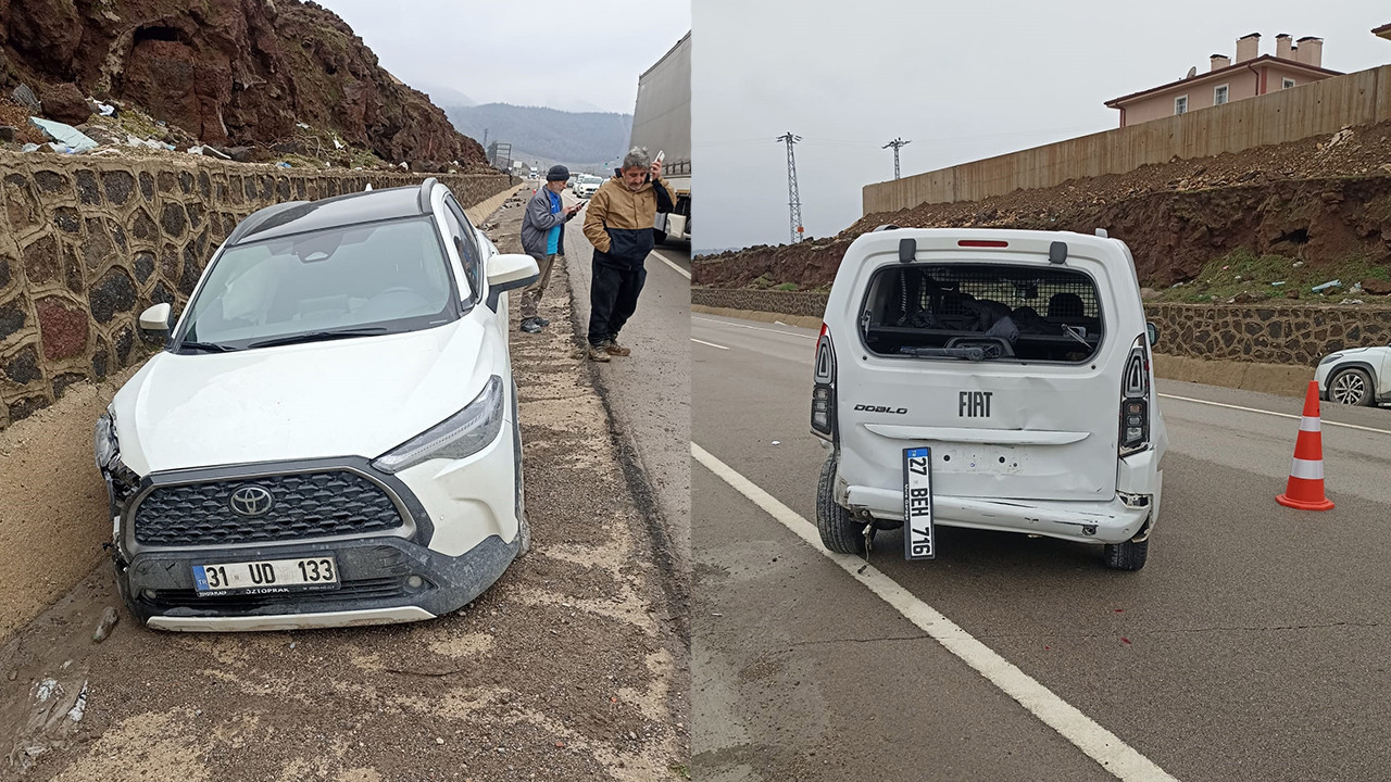 Gaziantep'te endişe veren kaza: 2 çocuk dahil 4 yaralı