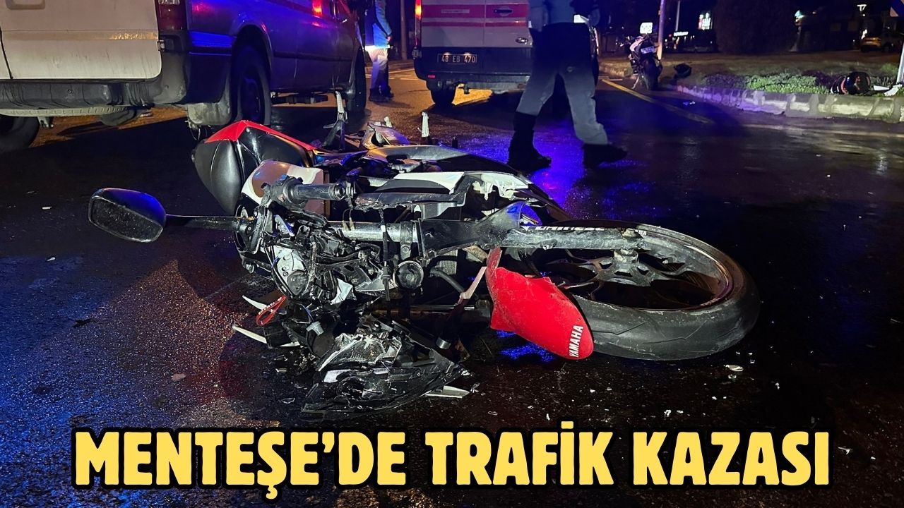 Menteşe'de kaza yaşandı.