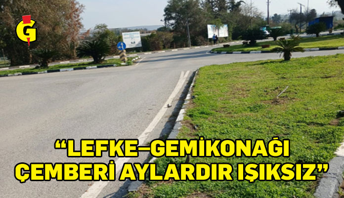 Lefke Çevre ve Doğa Derneği: Kaza sonrası hasar gören direği hala tamir etmediler.
