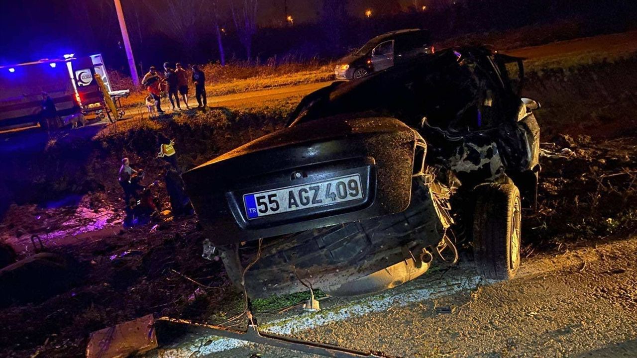 Samsun'da meydana gelen trafik kazasında 1 kişi hayatını kaybetti.