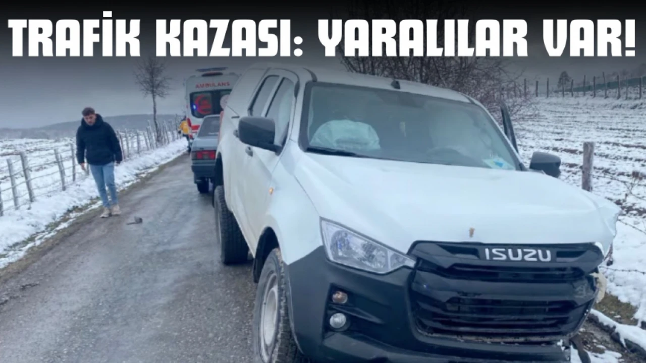 Kastamonu'da Trafik Kazasında Yaralılar!