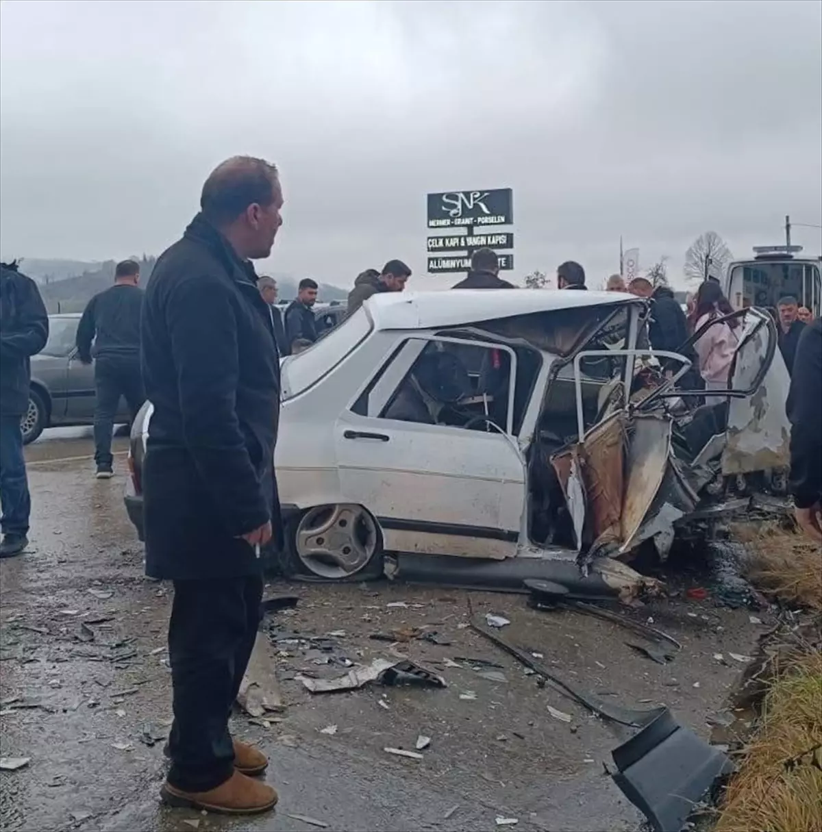 Fatsa'da Trafik Kazası: 2 Yaralı