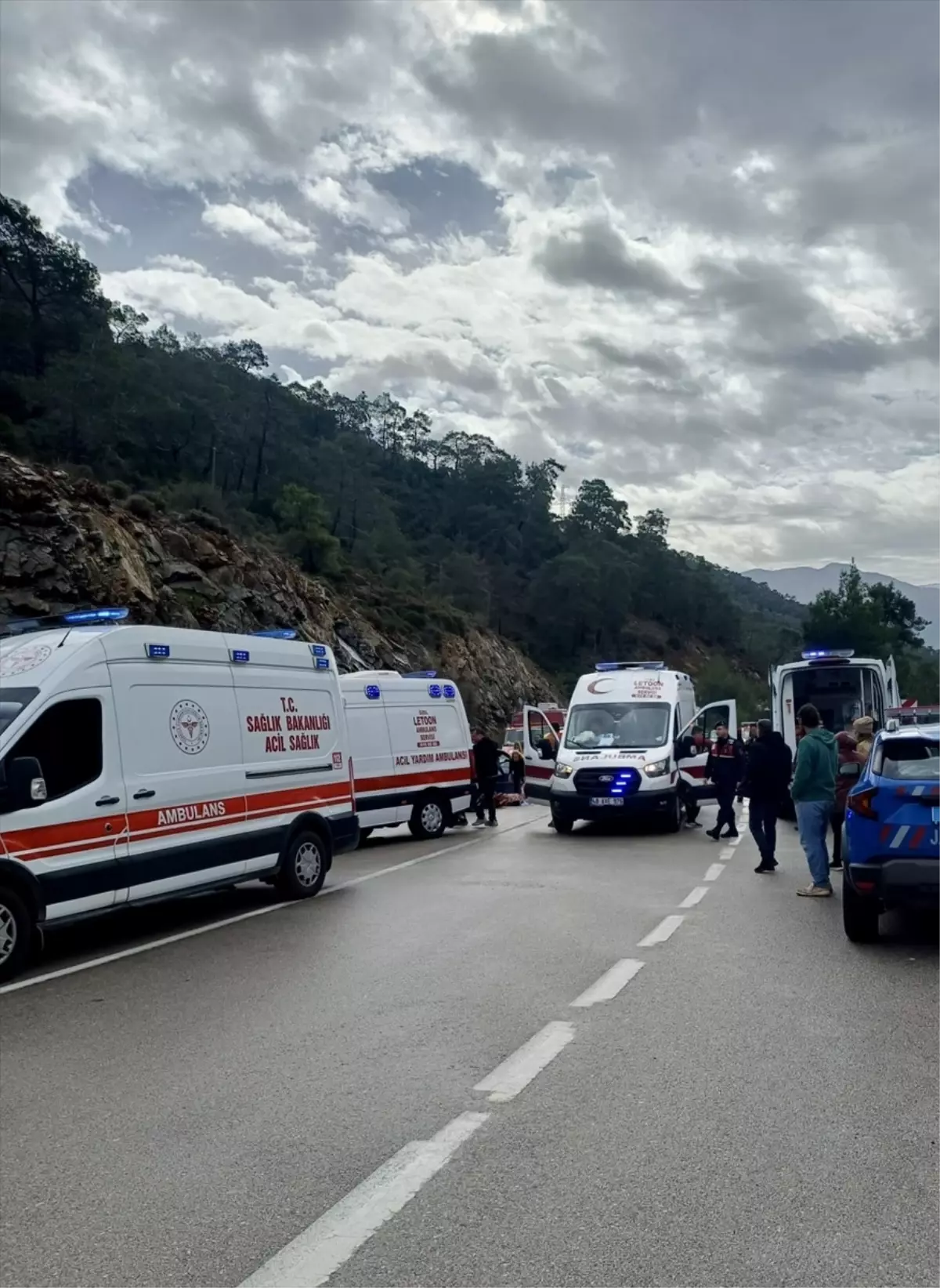 Fethiye'de Trafik Kazası: 7 Yaralı